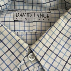 David Lance Dress Shirt NEW! Large